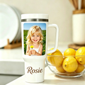 Personalized Photo And Name 40oz Stainless Steel Tumbler